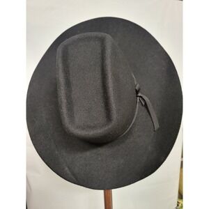 Twister Hats By M&P Youth Med Black 100% Wool Western Hat, Sulfur Springs Texas